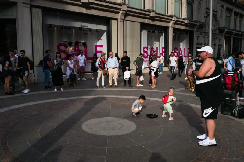 A street busker - London, UK