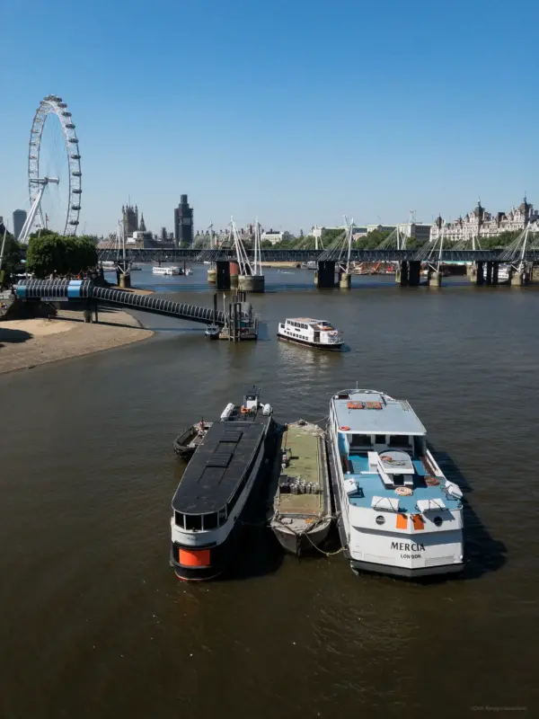 Boats on Themes - London, UK - iPhone Photography